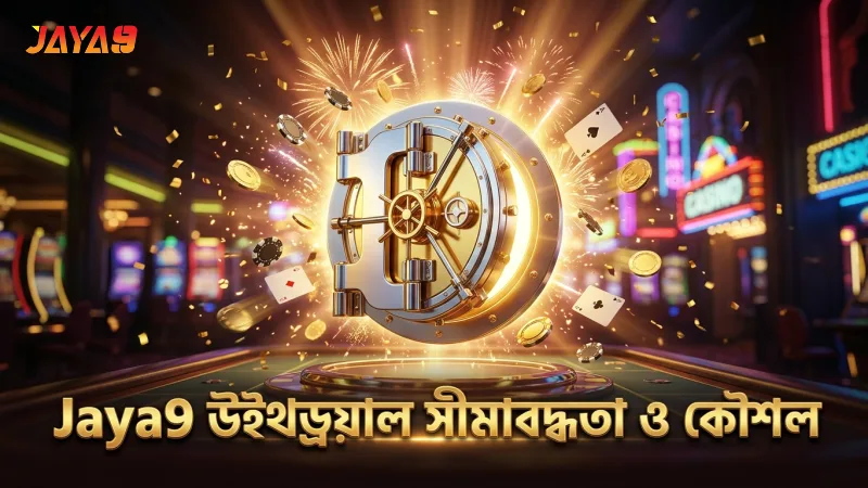 Jaya9 উইথড্রয়াল সীমাবদ্ধতা ও কৌশল জানুন।