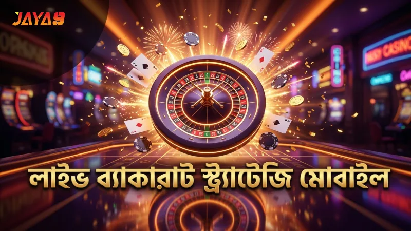 লাইভ ডিলার ব্যাকারাটে মোবাইল থেকে কার্যকর স্ট্র্যাটেজি প্রয়োগ।
