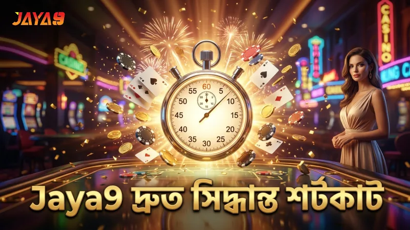 দ্রুত সিদ্ধান্ত নিতে শর্টকাট জানা জয় বাড়ায় Jaya9-এ