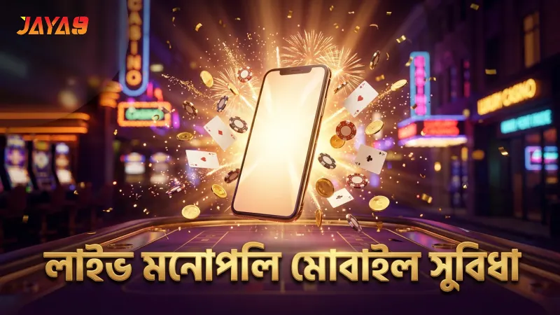 লাইভ মনোপলি মোবাইল স্ক্রিনে খেলার সুবিধা ও জয়ের সম্ভাবনা